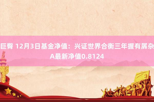 巨臀 12月3日基金净值：兴证世界合衡三年握有羼杂A最新净值0.8124