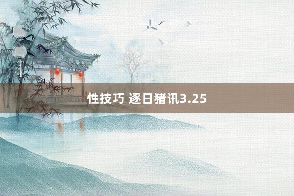 性技巧 逐日猪讯3.25