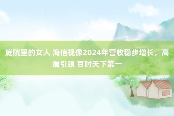 庭院里的女人 海信视像2024年营收稳步增长，高端引颈 百吋天下第一
