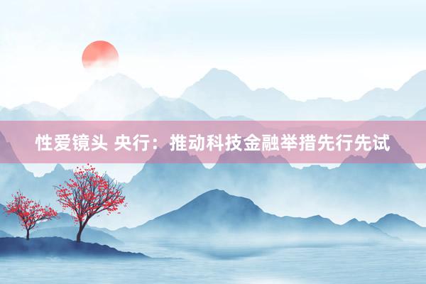 性爱镜头 央行：推动科技金融举措先行先试