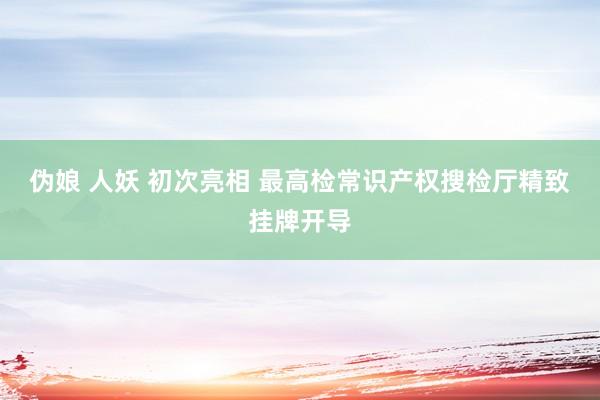 伪娘 人妖 初次亮相 最高检常识产权搜检厅精致挂牌开导